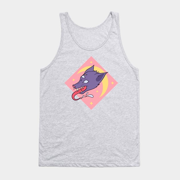 Magic Demon Wolf Tank Top by Purplehate